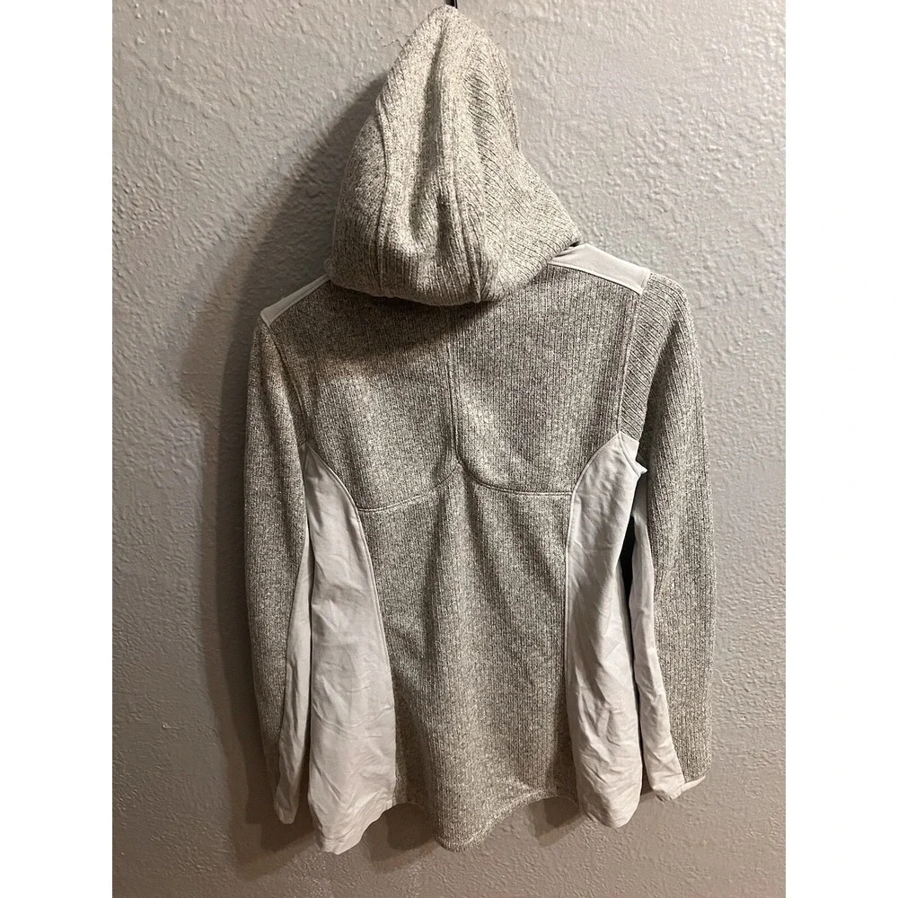 Athleta Jacket Womens Gray Full Zip Hooded Size Small‎